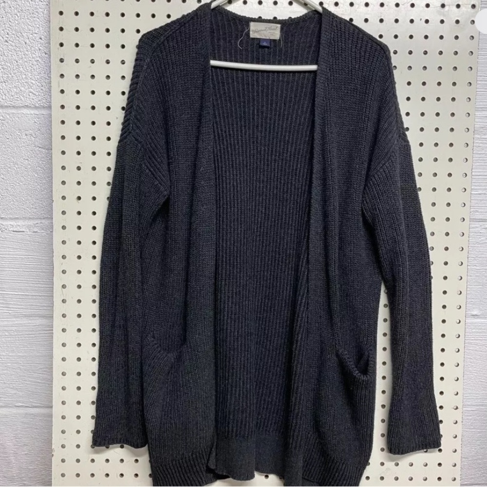 Target universal thread black knit cardigan size small